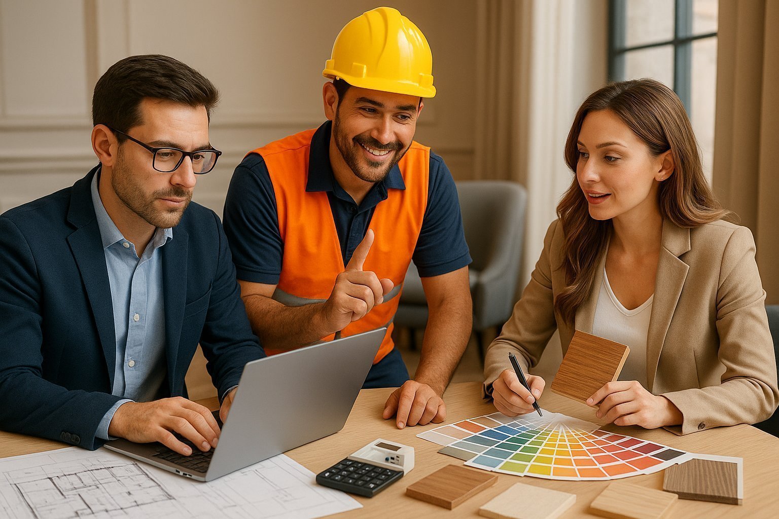 Perbedaan Arsitek, Kontraktor, dan Interior Designer (Panduan Lengkap 2025)