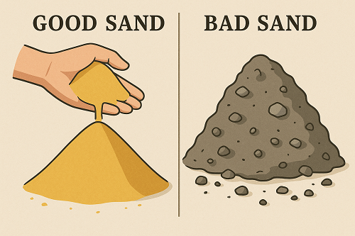 Cara Membedakan Pasir yang Bagus dan Buruk untuk Bangunan