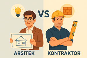 Arsitek vs Kontraktor: Mana yang Anda Butuhkan?