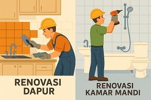 Renovasi Dapur & Kamar Mandi Jakarta: Biaya & Proses (Panduan 2025)