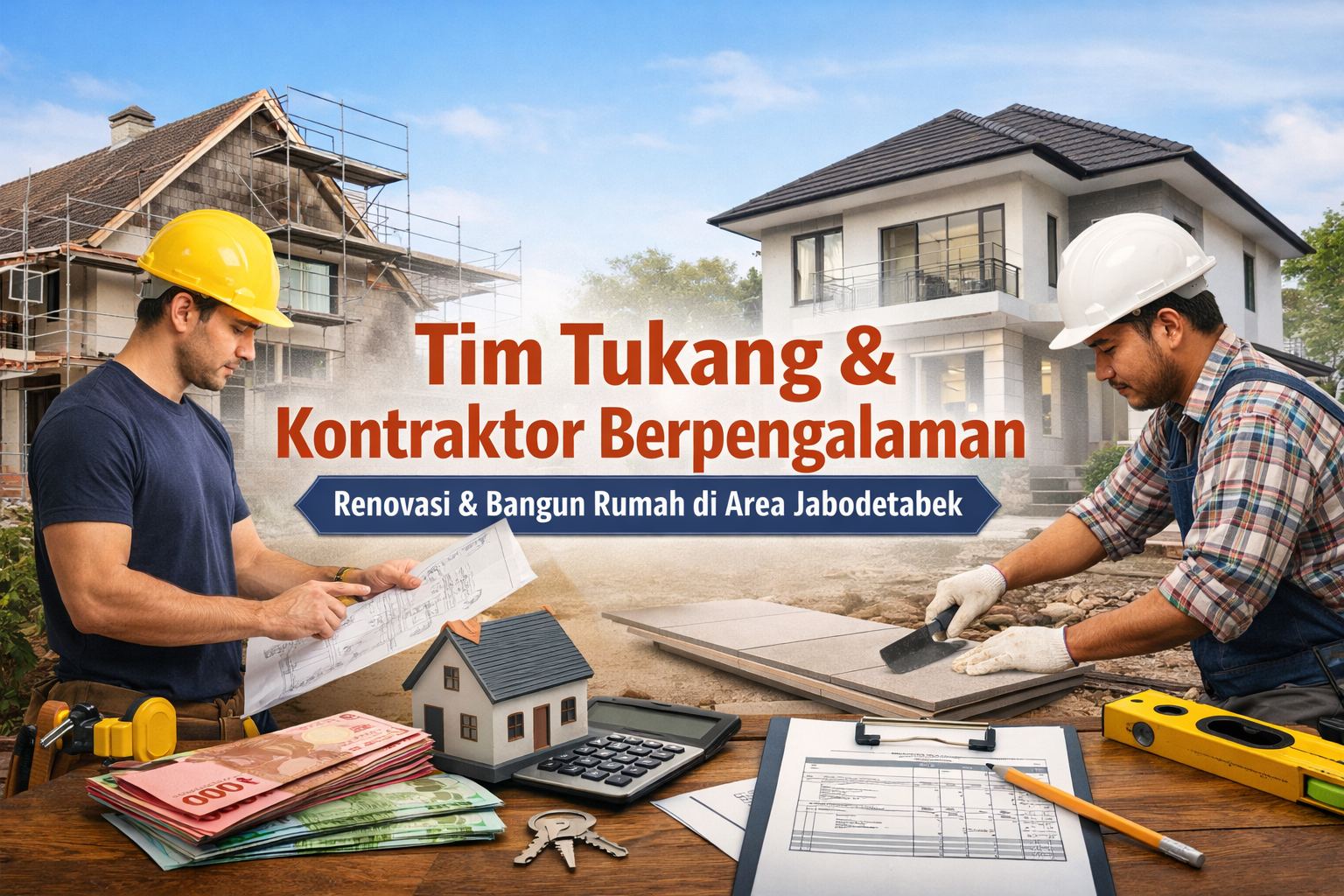 Tim Tukang & Kontraktor Berpengalaman di Jabodetabek: Solusi Renovasi dan Bangun Rumah Lebih Aman & Terencana