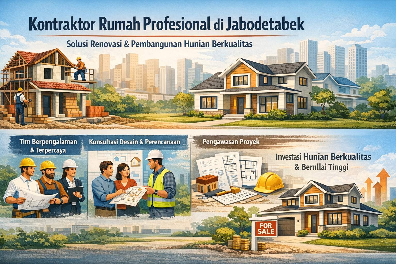 Renovasi & Bangun Rumah di Jabodetabek: Peran Kontraktor Berpengalaman dan Dukungan Perbankan