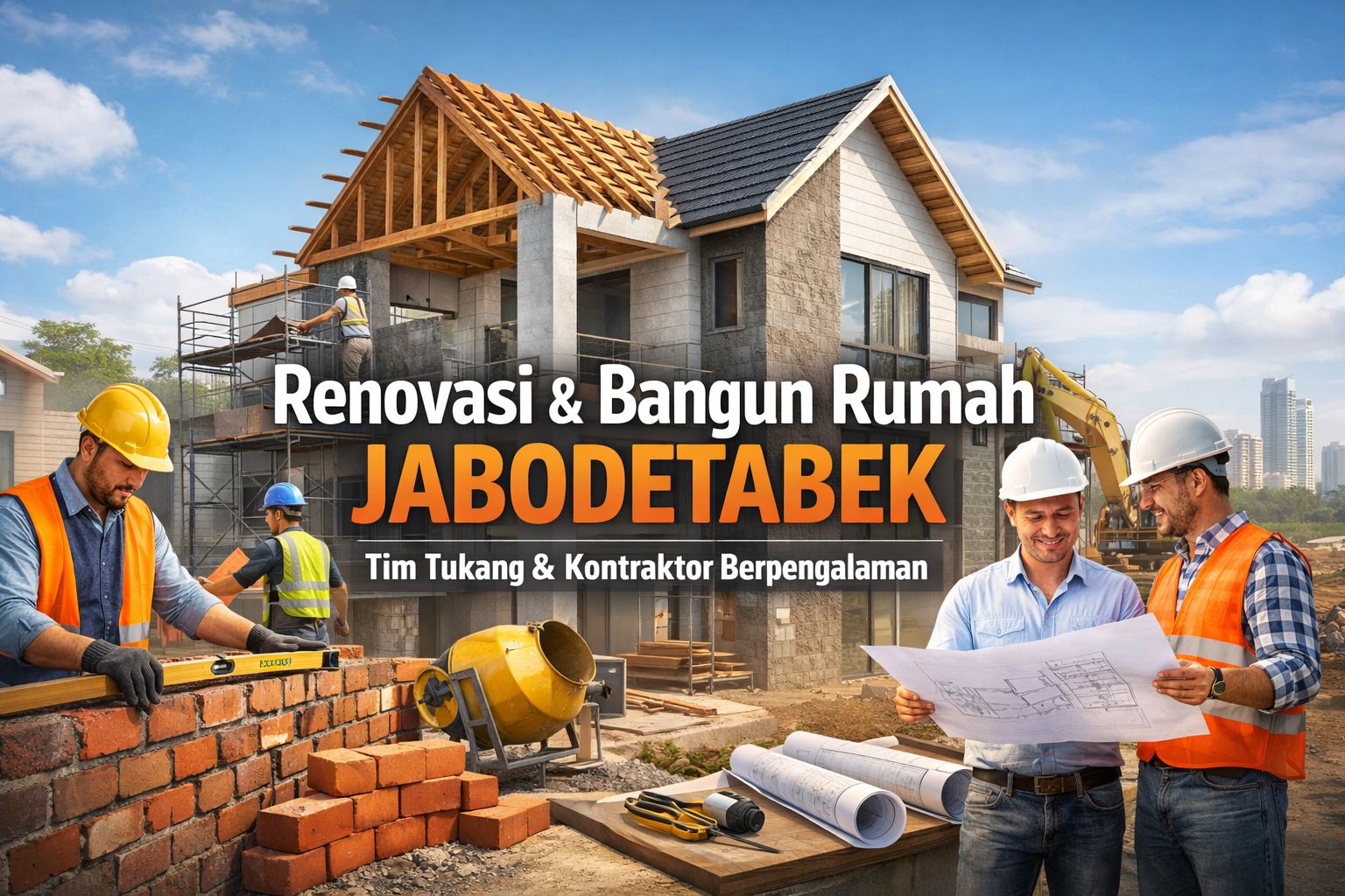 Renovasi & Bangun Rumah Jabodetabek: Tim Tukang & Kontraktor Berpengalaman Andal