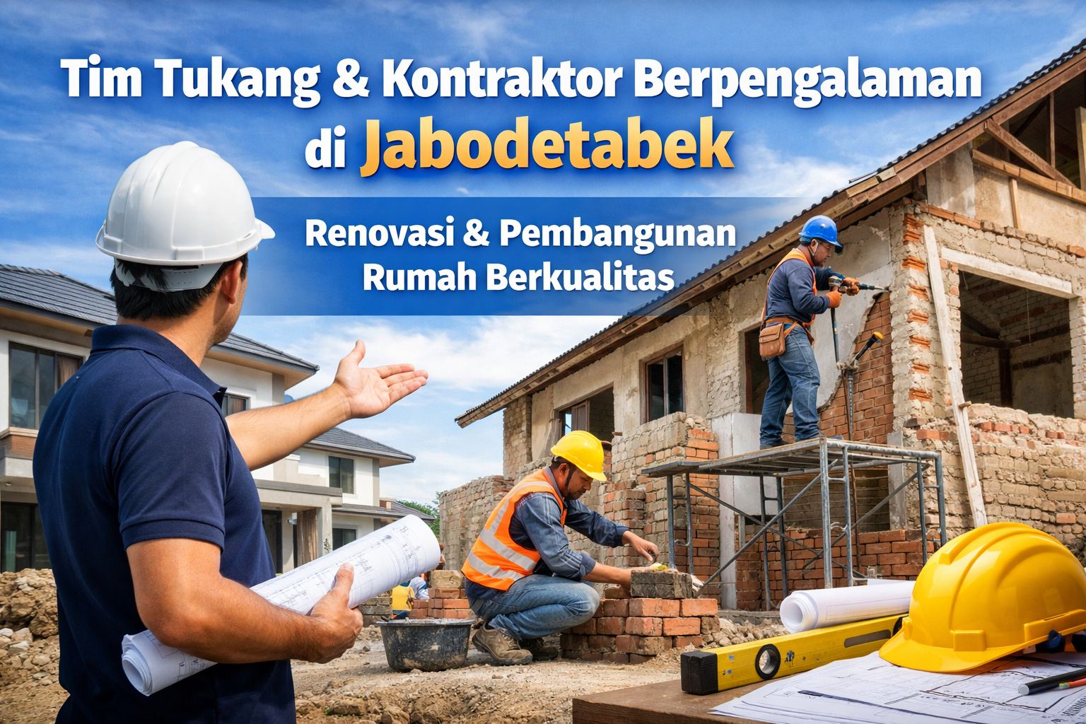 Tim Tukang dan Kontraktor Berpengalaman di Jabodetabek untuk Renovasi & Pembangunan Rumah Berkualitas
