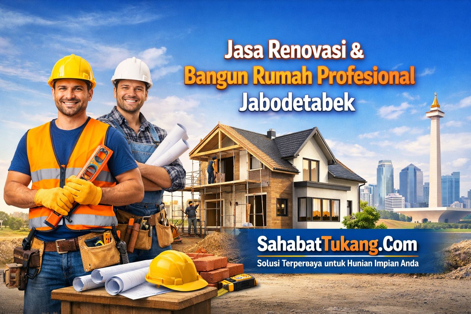 Jasa Renovasi & Bangun Rumah Profesional di Jabodetabek – Solusi Properti Terpercaya Bersama SahabatTukang.Com