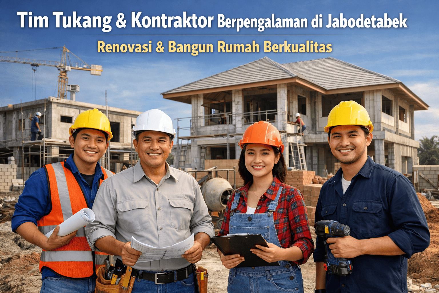 Jasa Renovasi dan Bangun Rumah Profesional di Jabodetabek – Tim Tukang & Kontraktor Berpengalaman