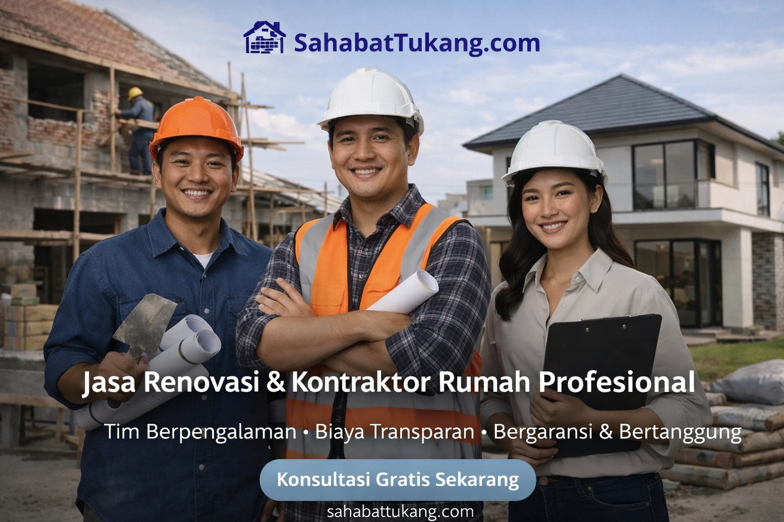 Jasa Renovasi dan Kontraktor Rumah Jabodetabek Berpengalaman, Transparan & Bergaransi