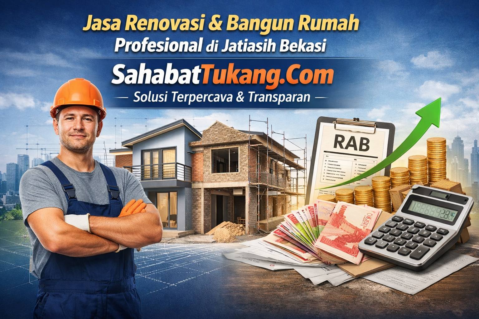 Jasa Renovasi & Bangun Rumah Profesional di Jatiasih Bekasi – SahabatTukang.Com Solusi Terpercaya dan Transparan