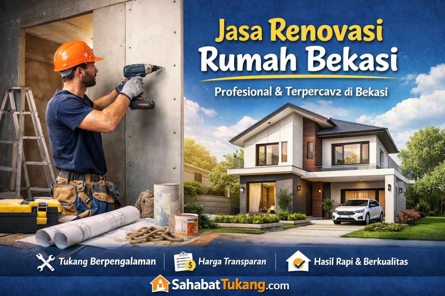 Jasa Renovasi Rumah Bekasi Profesional dan Terpercaya untuk Hunian Lebih Nyaman