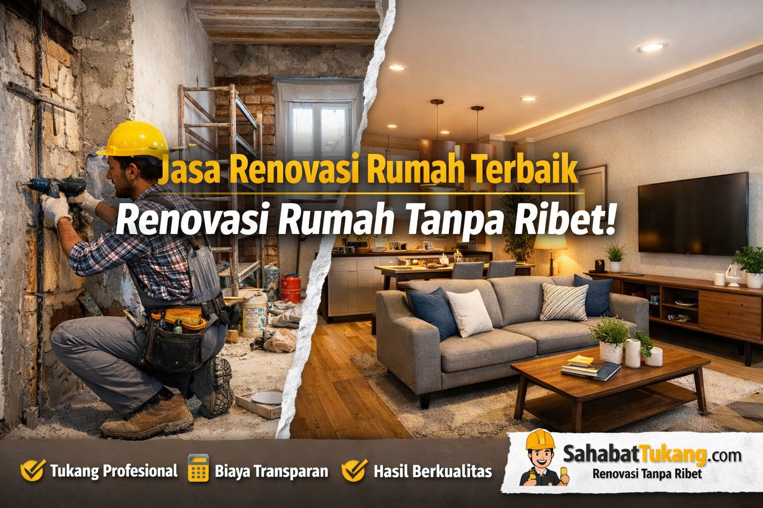 Jasa Renovasi Rumah Terbaik – Renovasi Rumah Tanpa Ribet Bersama SahabatTukang