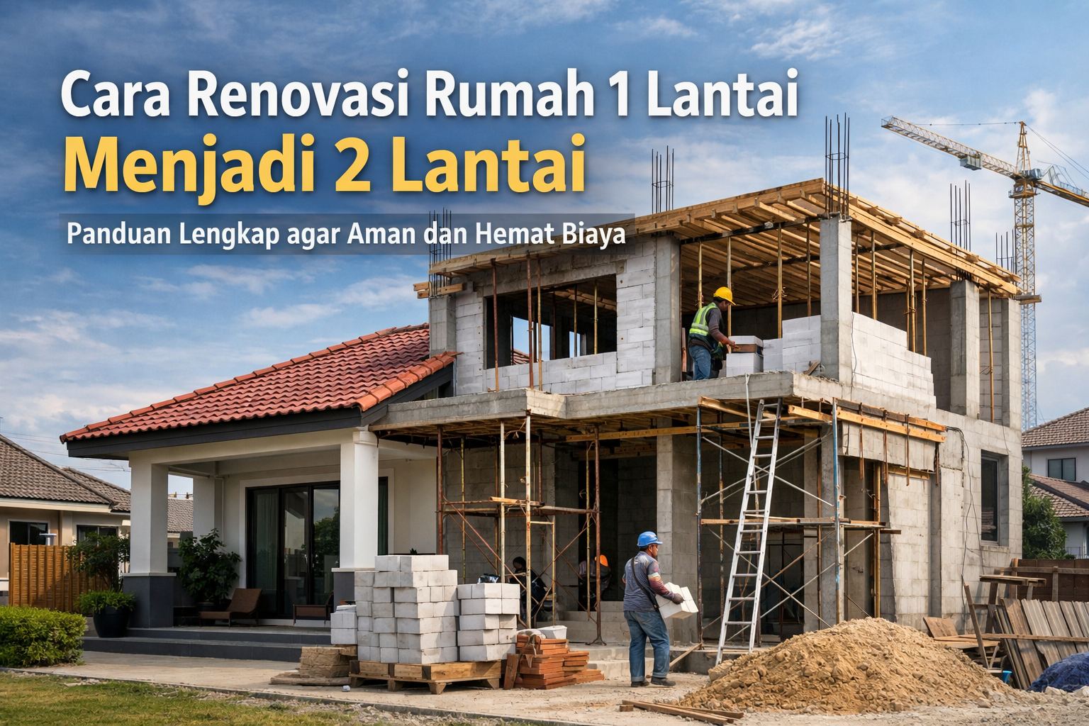 Cara Renovasi Rumah 1 Lantai Menjadi 2 Lantai: Panduan Lengkap agar Aman dan Hemat Biaya