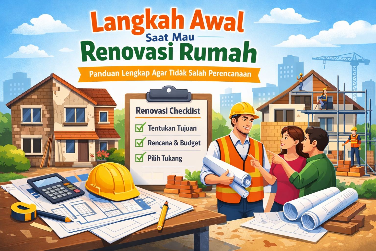 Langkah Awal Saat Mau Renovasi Rumah: Panduan Lengkap Agar Tidak Salah Perencanaan