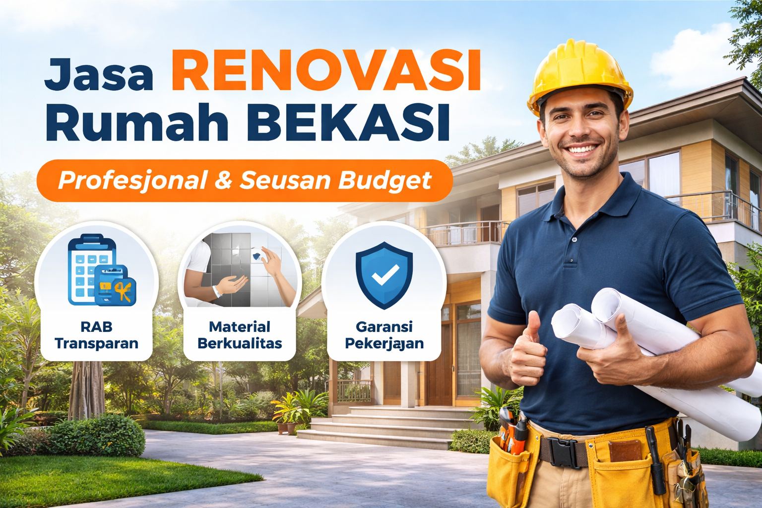 Jasa Renovasi Rumah Kota Bekasi | Merenovasi Rumah Sesuai Budget