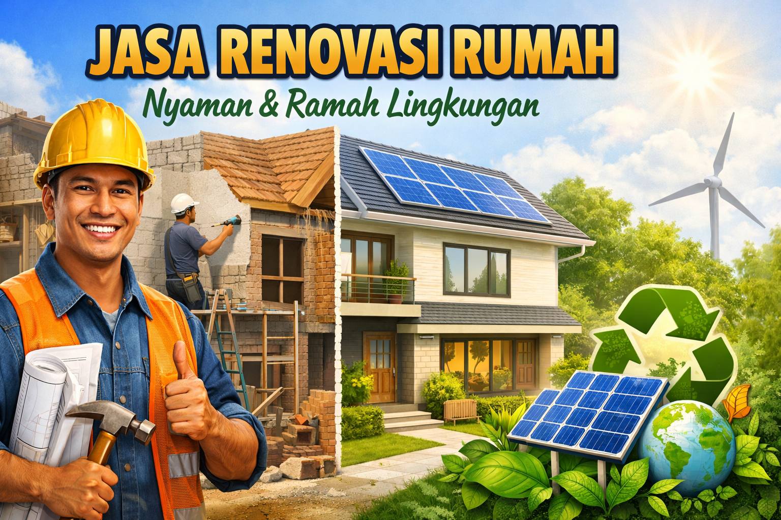 Jasa Renovasi Rumah: Solusi Mewujudkan Hunian Nyaman dan Ramah Lingkungan