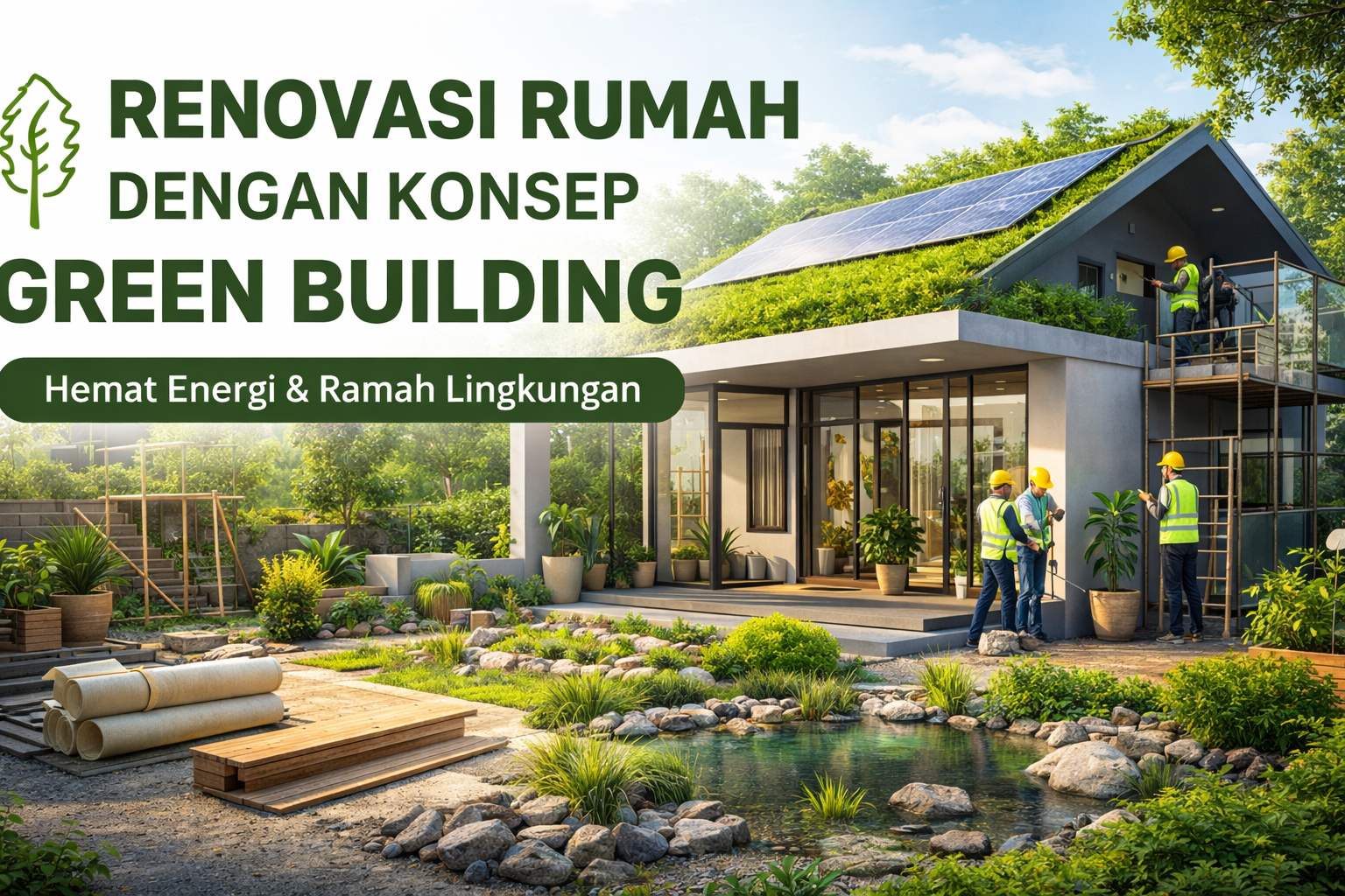 Renovasi Rumah dengan Konsep Green Building: Solusi Hemat Energi dan Ramah Lingkungan
