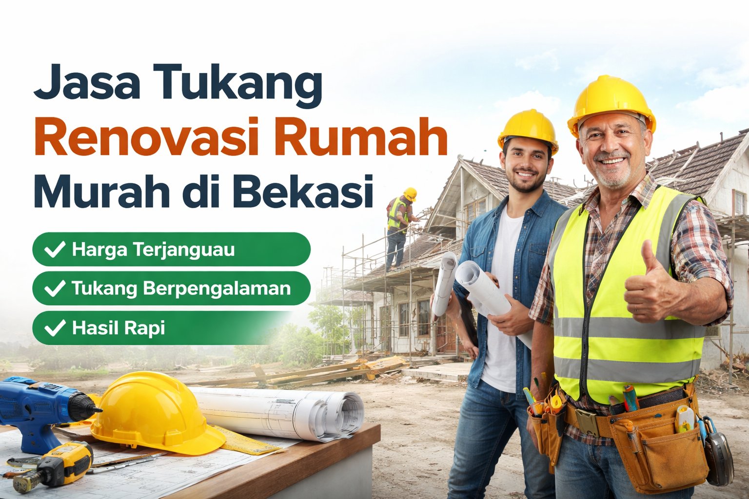 Jasa Tukang Renovasi Rumah Murah di Bekasi Berkualitas & Terpercaya 2026