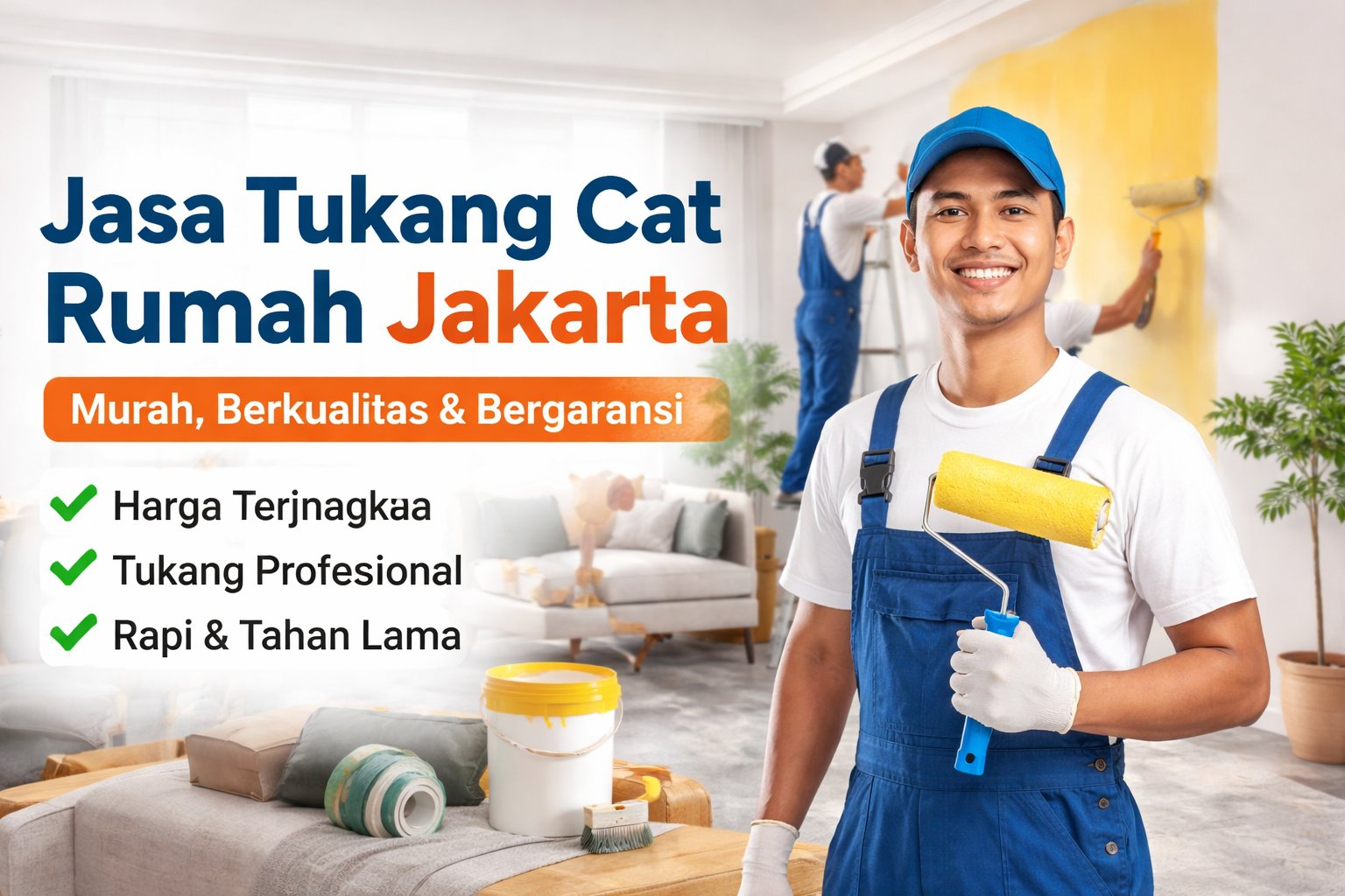 Jasa Tukang Cat Rumah Jakarta Murah Berkualitas dan Bergaransi