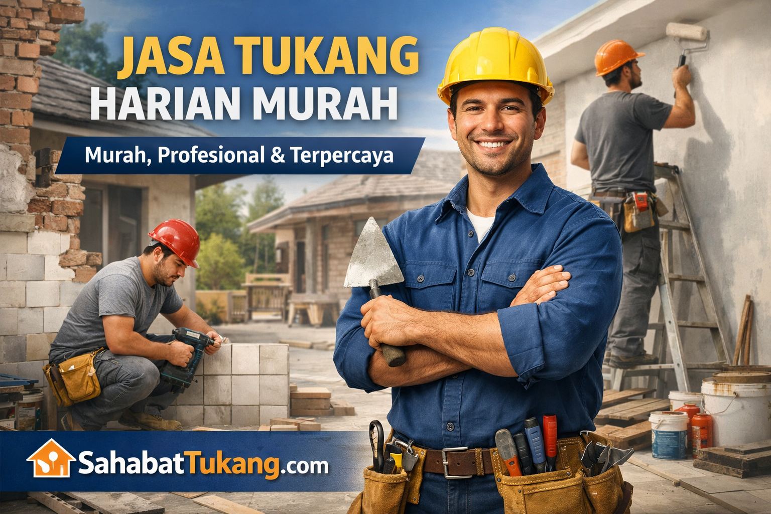 Jasa Tukang Harian Murah Profesional & Terpercaya