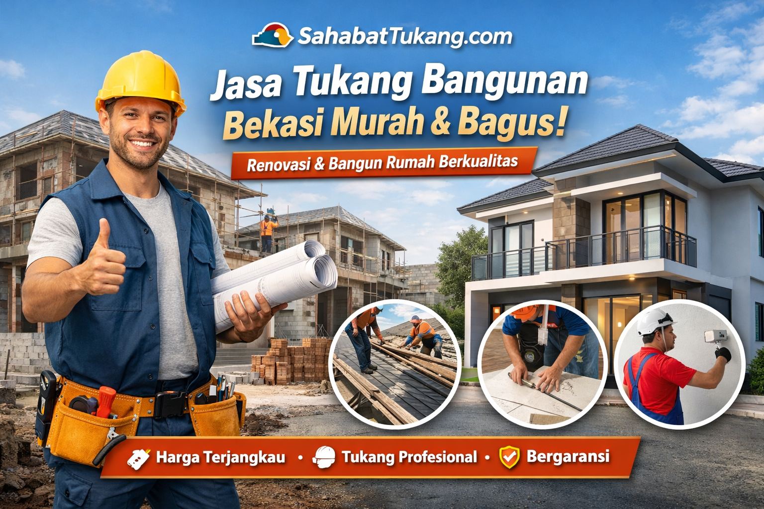 Jasa Tukang Bangunan Bekasi Murah dan Bagus, Solusi Tepat Renovasi & Bangun Rumah