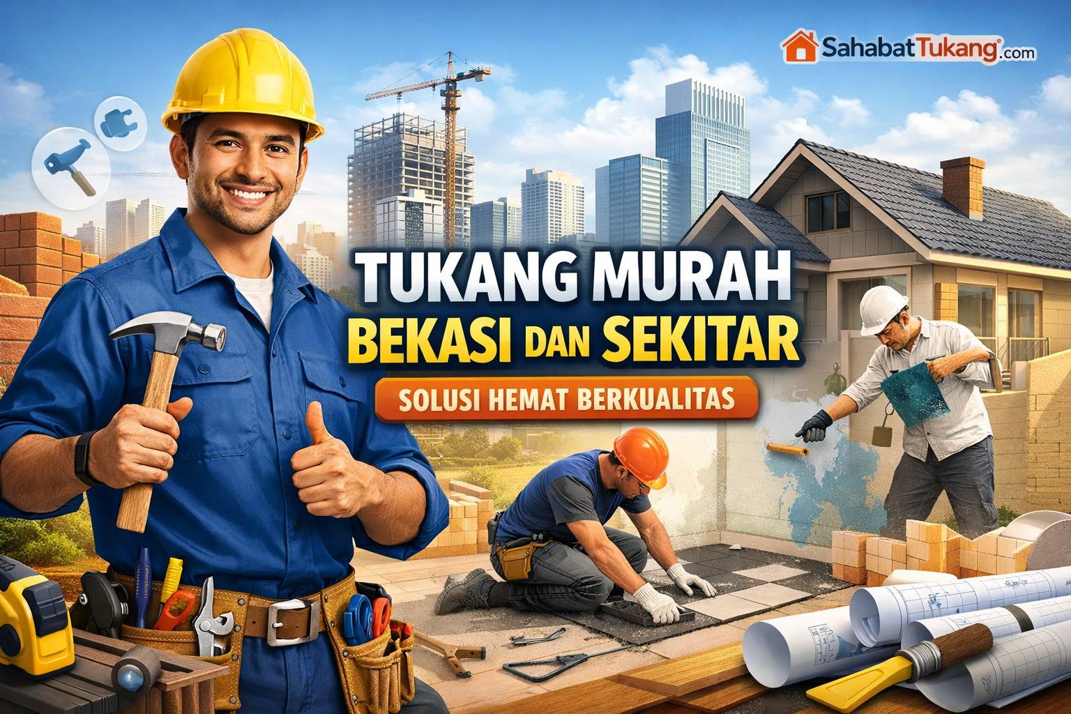 Tukang Murah Daerah Bekasi dan Sekitar – Solusi Hemat Berkualitas dari SahabatTukang.com