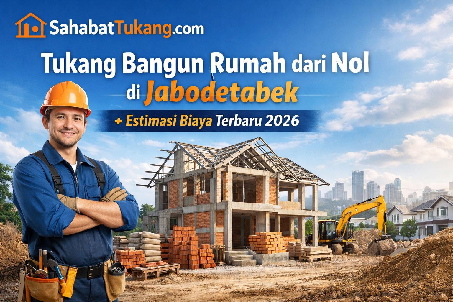 Tukang Bangun Rumah dari Nol di Jabodetabek + Estimasi Biaya Terbaru 2026