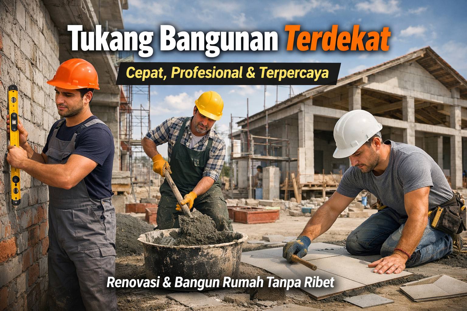 Tukang Bangunan Terdekat: Solusi Cepat Renovasi & Bangun Rumah Tanpa Ribet