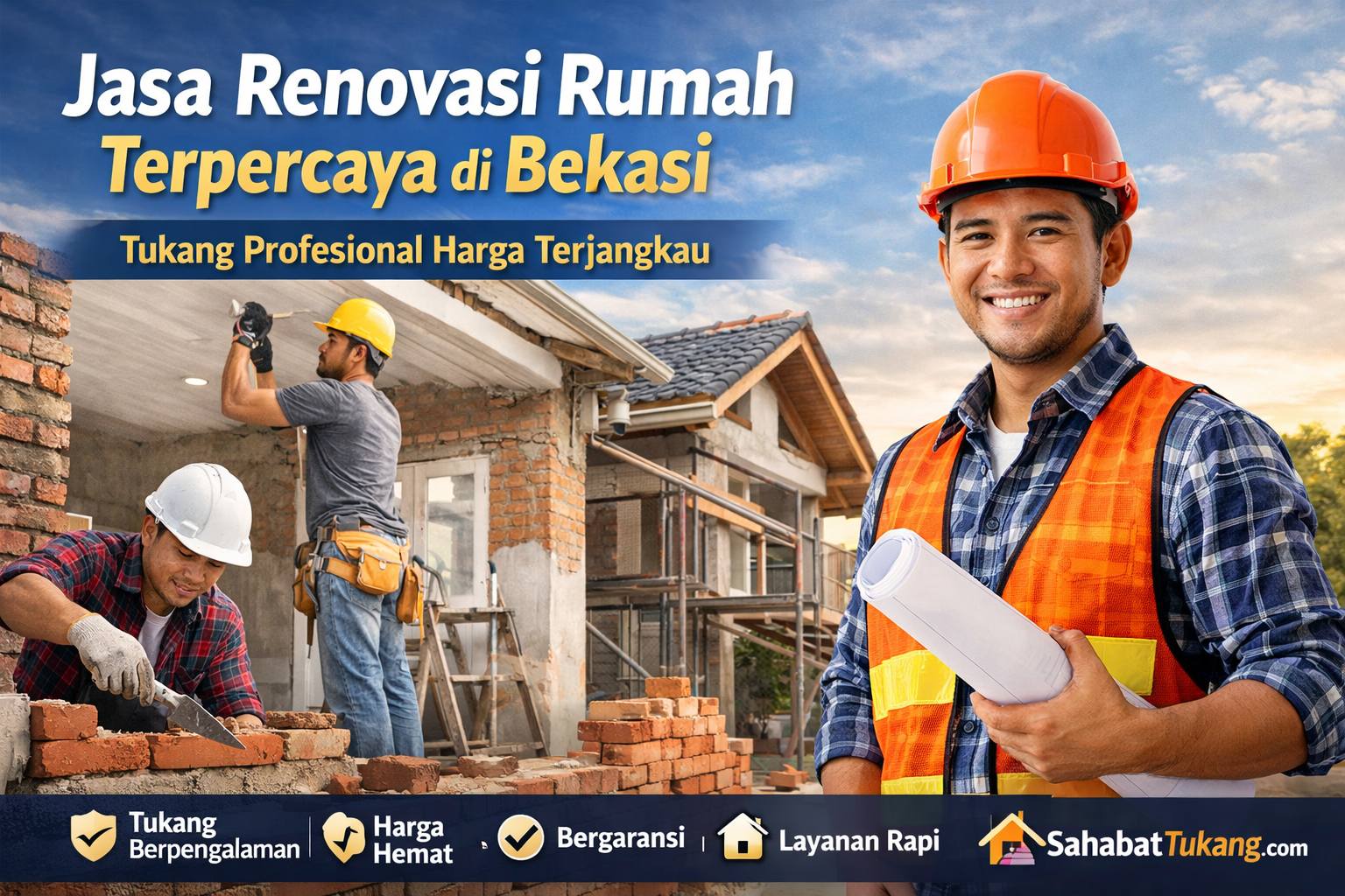 Jasa Renovasi Rumah Terpercaya di Bekasi – Tukang Profesional Harga Terjangkau