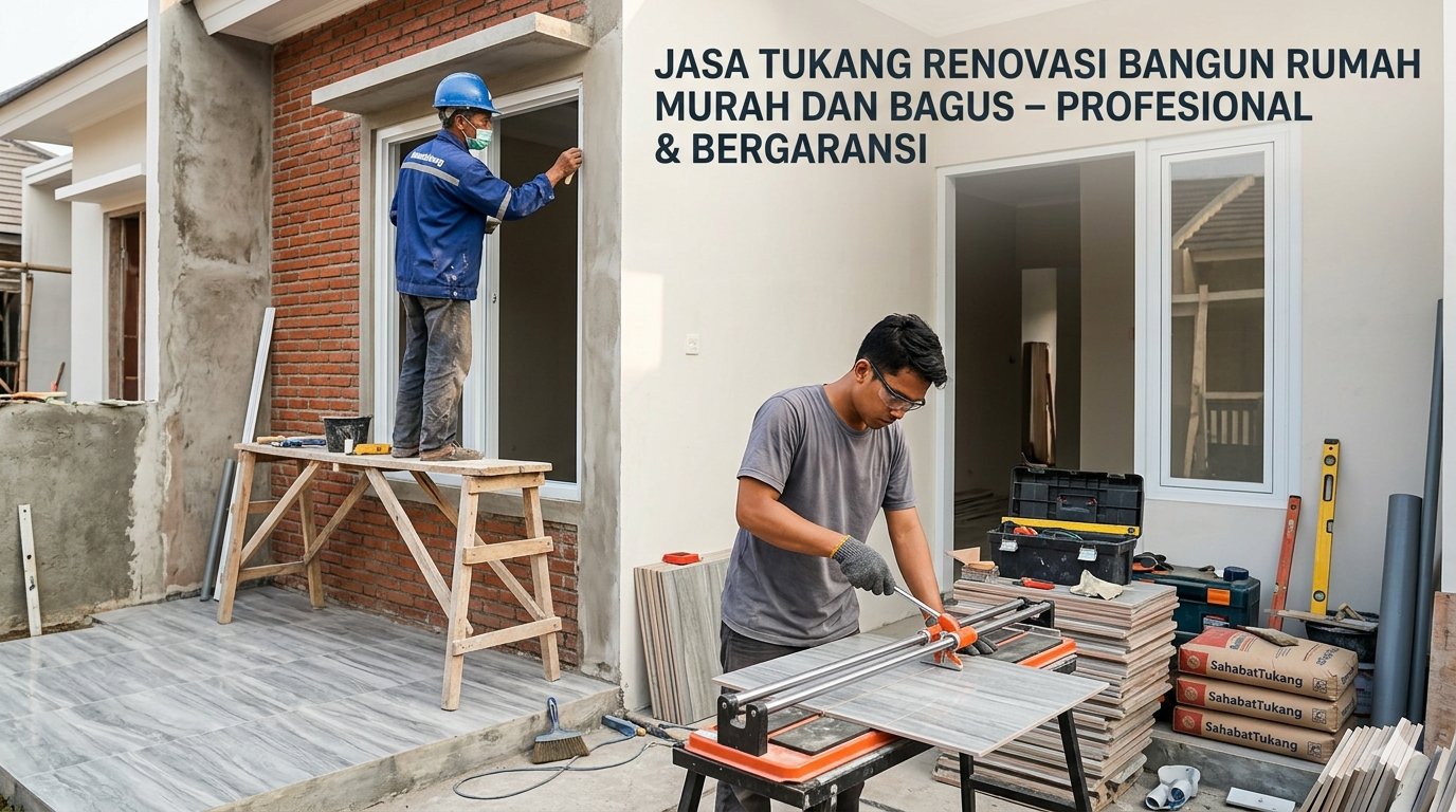 Jasa Tukang Renovasi Bangun Rumah Murah dan Bagus – Profesional & Bergaransi