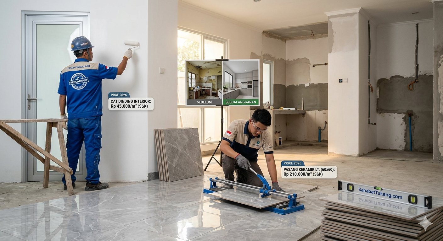 Rincian Biaya Renovasi Rumah 2026: Tips Hemat Tanpa Mengurangi Kualitas