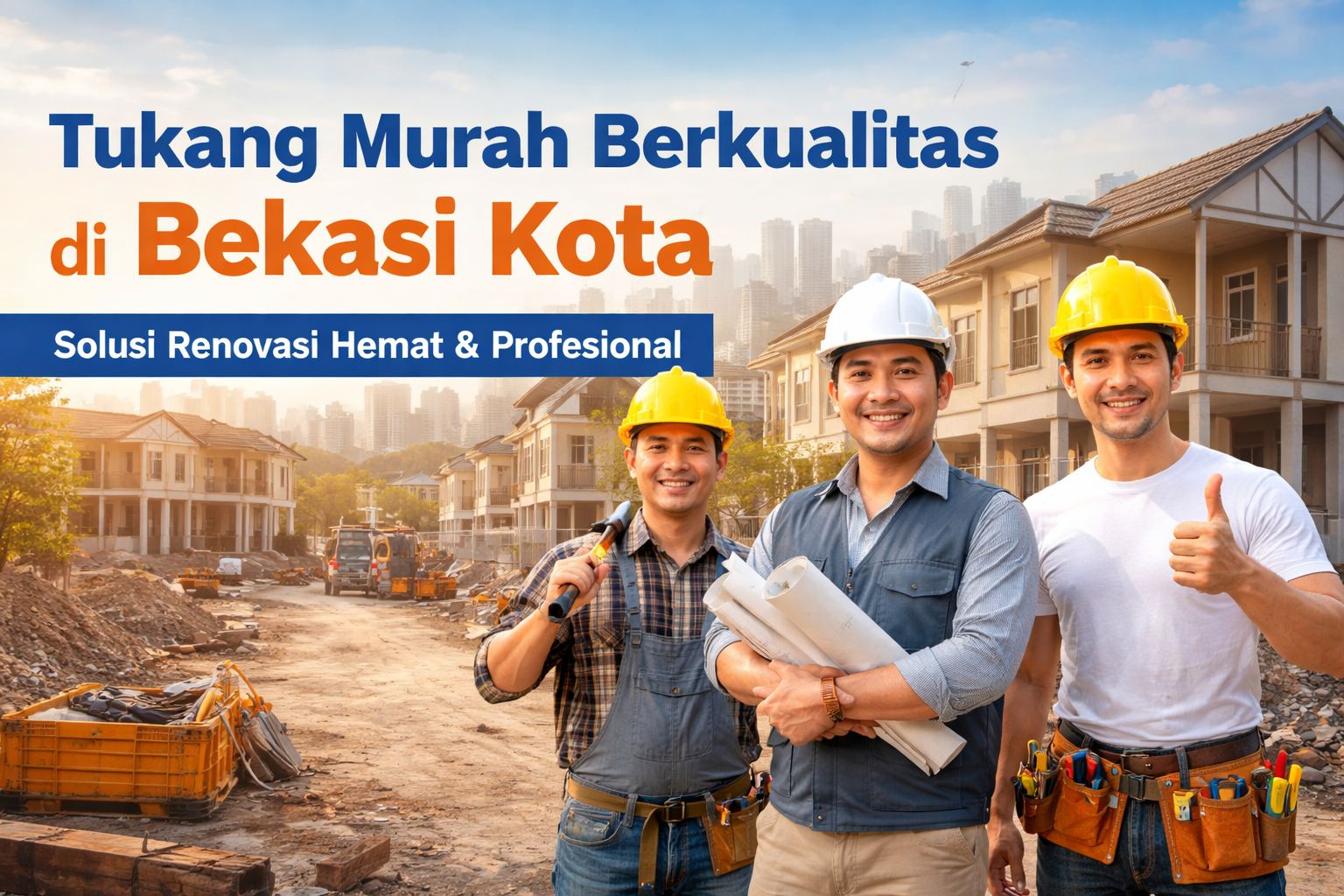 Tukang Murah Berkualitas di Bekasi Kota – Solusi Renovasi Hemat & Profesional
