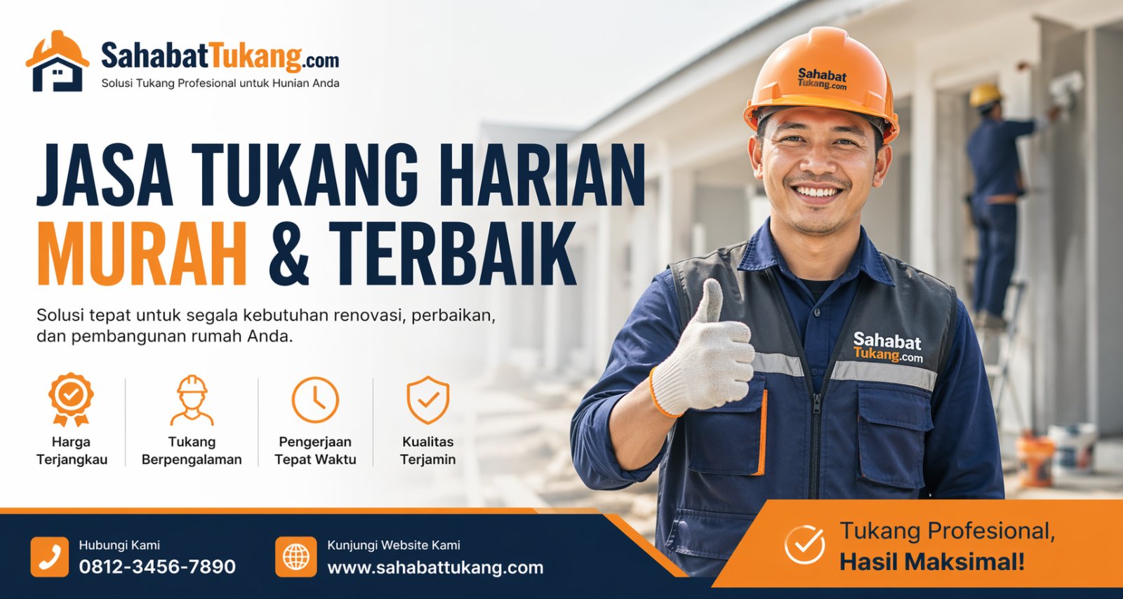 Jasa Tukang Harian Murah dan Terbaik untuk Berbagai Kebutuhan Renovasi