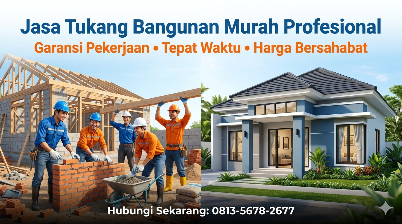 Jasa Tukang Bangunan Murah Profesional: Solusi Tepat untuk Hunian Impian Anda