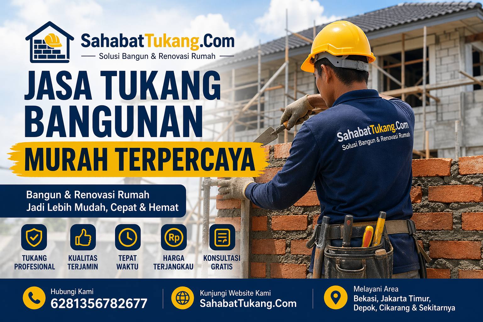 Jasa Tukang Bangunan Murah Terpercaya untuk Hunian Impian Anda