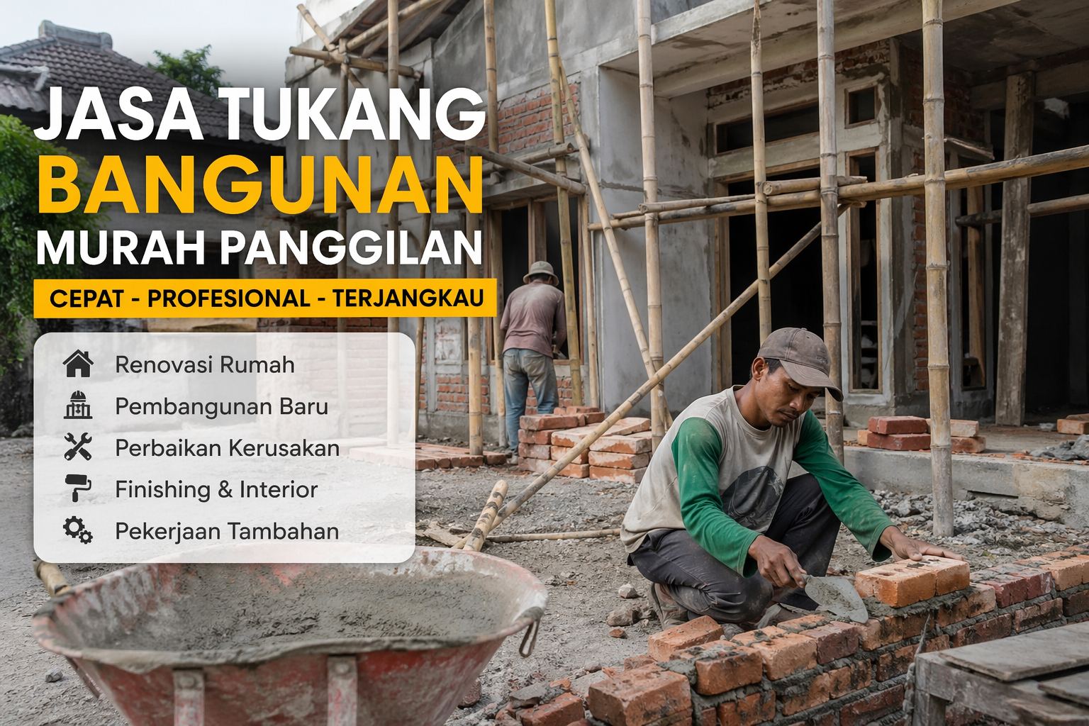Jasa Tukang Bangunan Murah Panggilan, Solusi Praktis dan Hemat untuk Segala Kebutuhan Renovasi