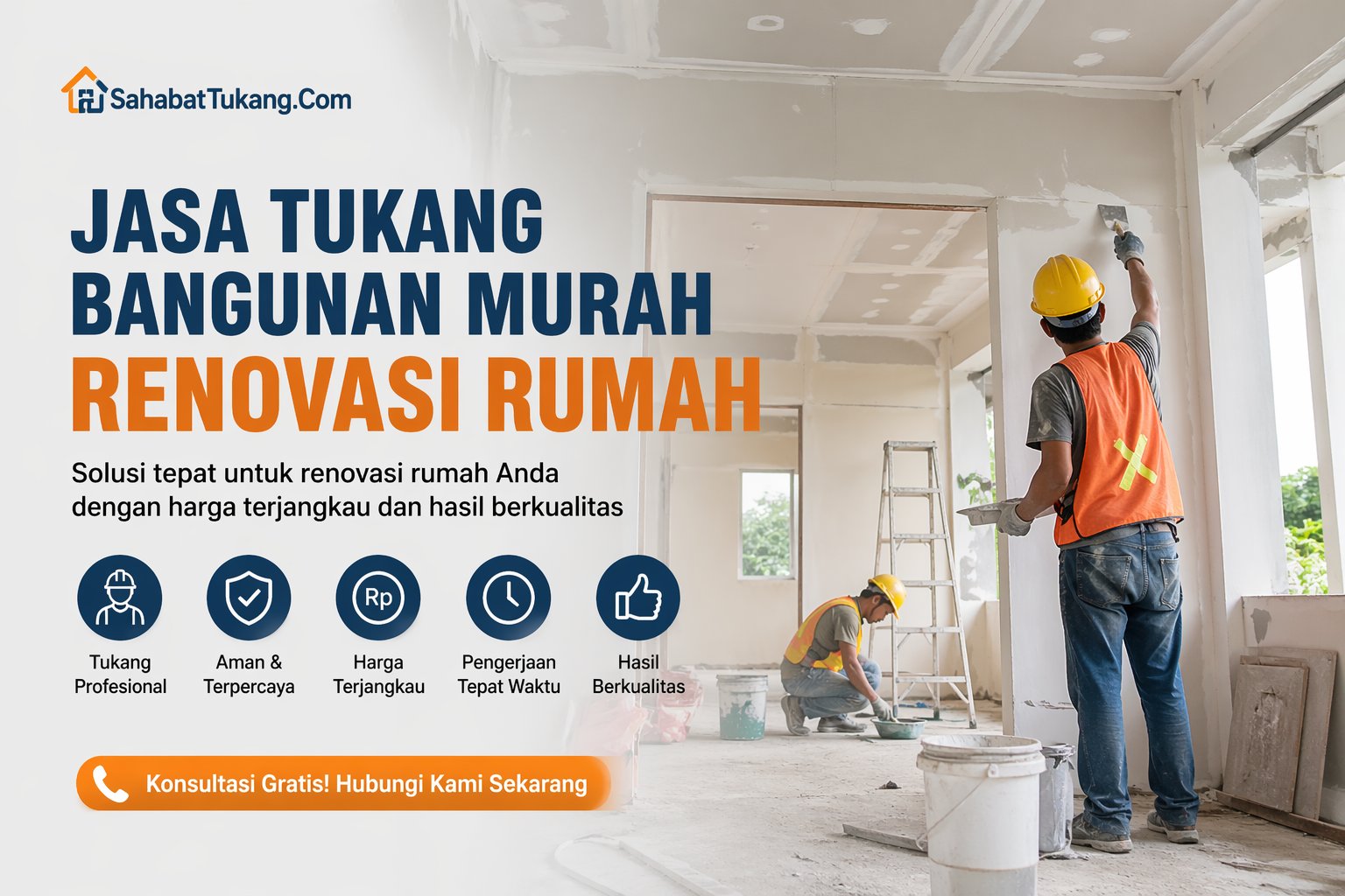 Jasa Tukang Bangunan Murah Renovasi Rumah Berkualitas & Terpercaya