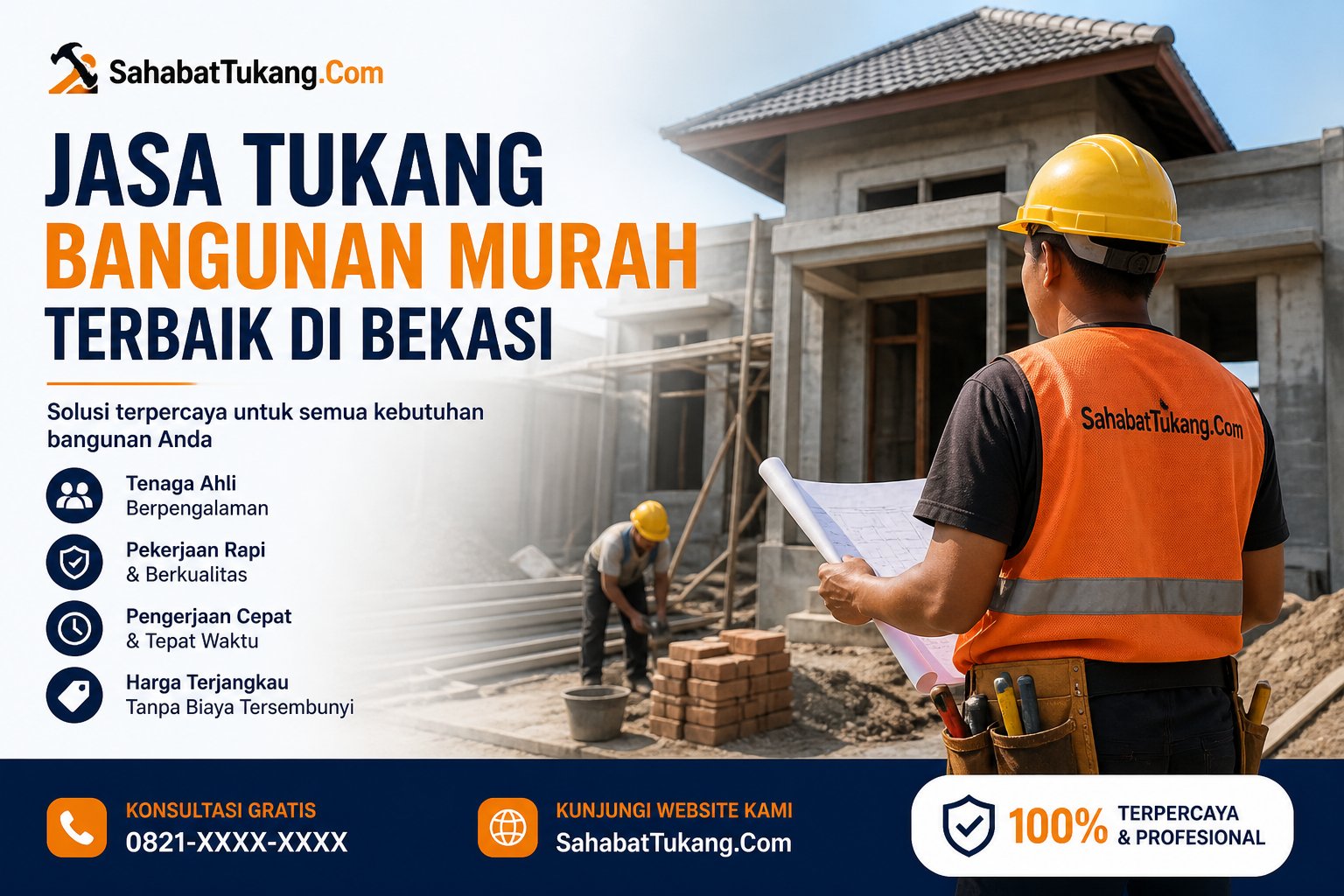 Jasa Tukang Bangunan Murah Terbaik di Bekasi untuk Hasil Rapi dan Berkualitas