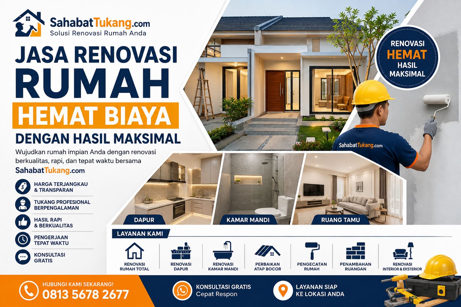Jasa Renovasi Rumah Hemat Biaya dengan Hasil Maksimal