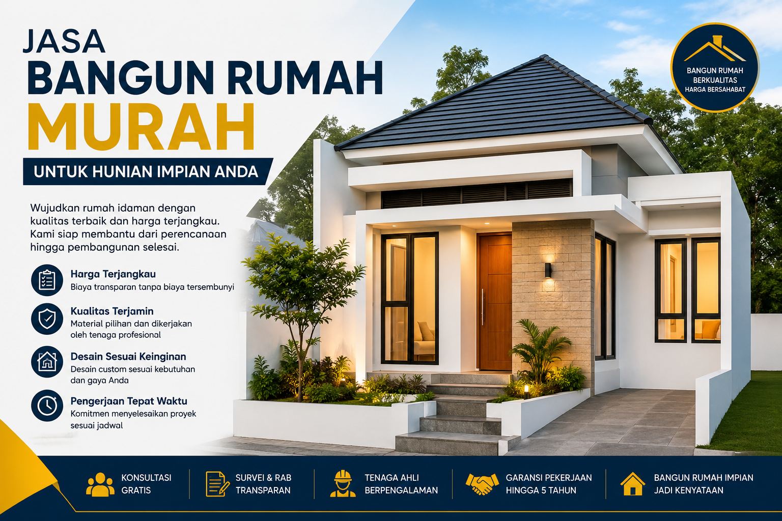Jasa Bangun Rumah Murah untuk Hunian Impian Anda