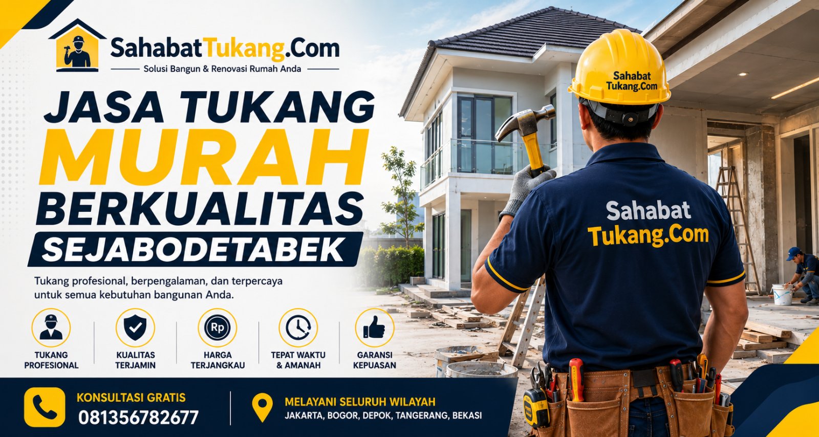 Jasa Tukang Murah Berkualitas Sejabodetabek