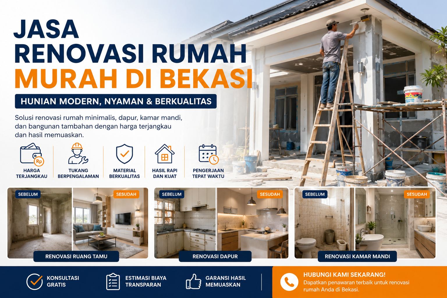 Jasa Renovasi Rumah Murah di Bekasi untuk Hunian Modern dan Nyaman